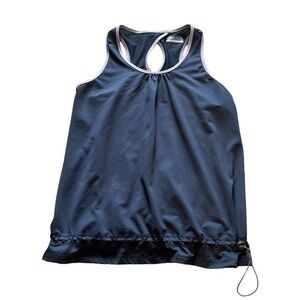 Navy blue Lija athletic tank top